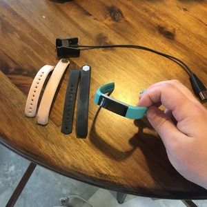 Fitbit Alta and two bands